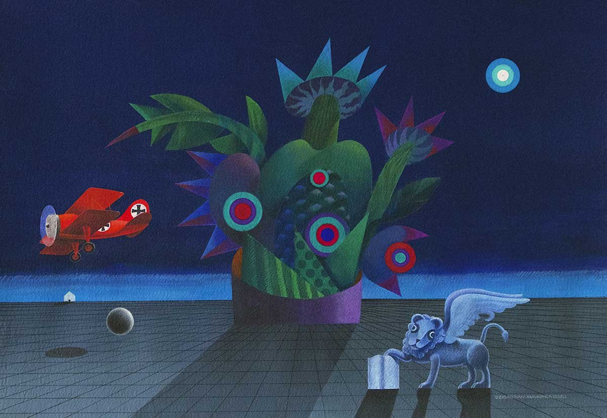 ilbaronerosso acrylic on paper 70 x 50 x 0.1 cm 2020 ilbaronerosso acrylic on paper 70 x 50 x 0.1 cm 2020