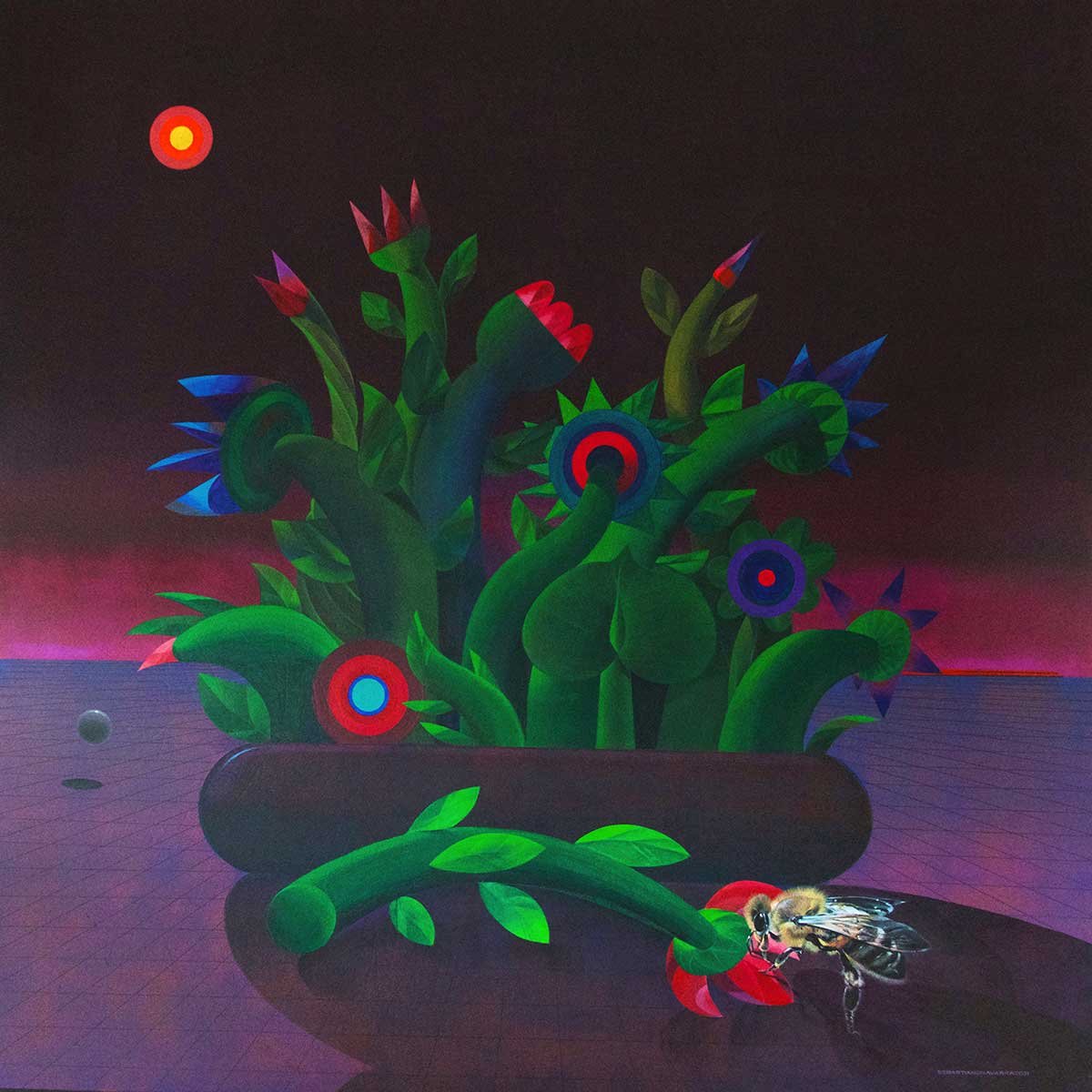 redlove acrylic on wood 120 x 120 x 05 cm 2021 redlove acrylic on wood 120 x 120 x 05 cm 2021