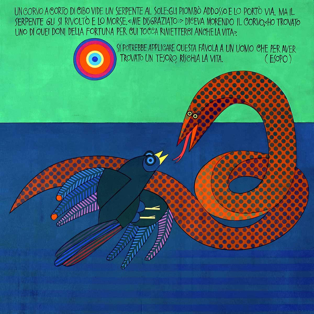 the crow and the snake acrylic on wood puzzle art 120 x 120 x 05 cm 2013 the crow and the snake acrylic on wood puzzle art 120 x 120 x 05 cm 2013