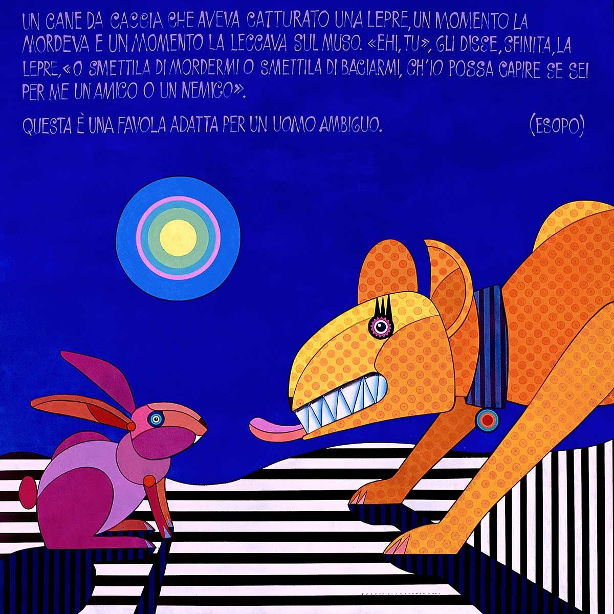 the hare and the hunting dog acrylic on wood puzzle art 120 x 120 x 05 cm 2013 the hare and the hunting dog acrylic on wood puzzle art 120 x 120 x 05 cm 2013