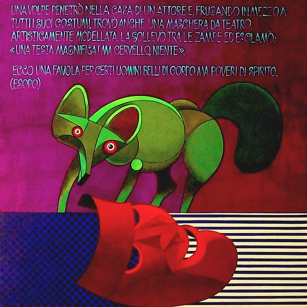 the wolf and the mask acrylic on wood puzzle art 120 x 120 x 05 cm 2013 the wolf and the mask acrylic on wood puzzle art 120 x 120 x 05 cm 2013